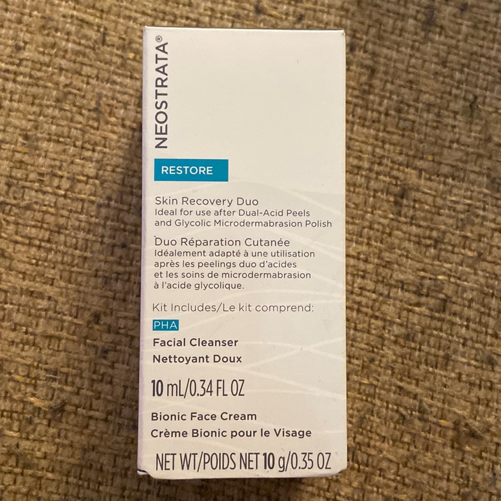 Neostrata restore skin recovery duo PHA facial cleanser